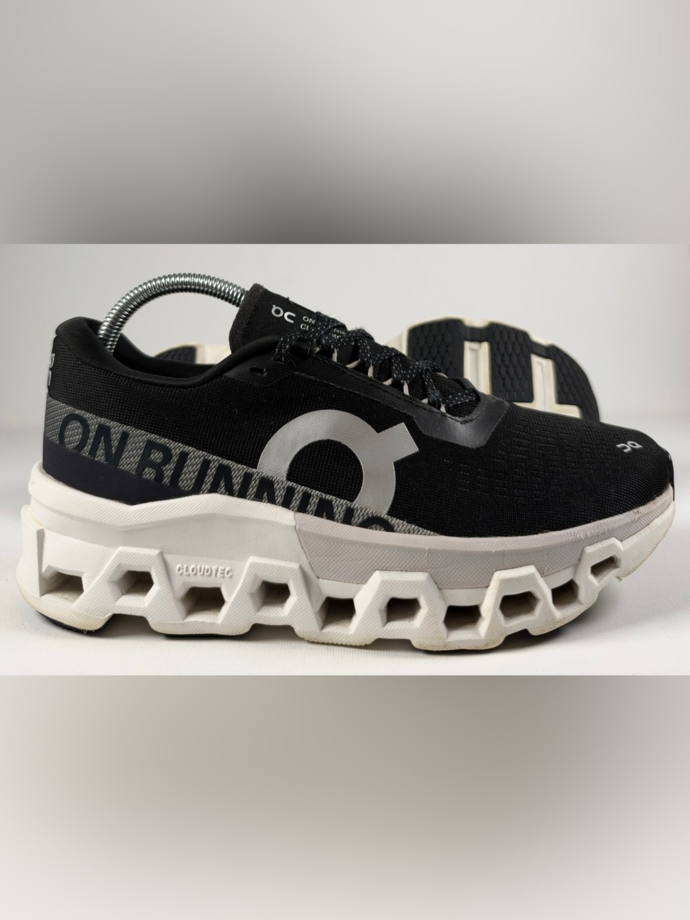 On Cloudmonster 2 Black Frost Womens Size 8.5 US 3WE10111197 Running Shoes